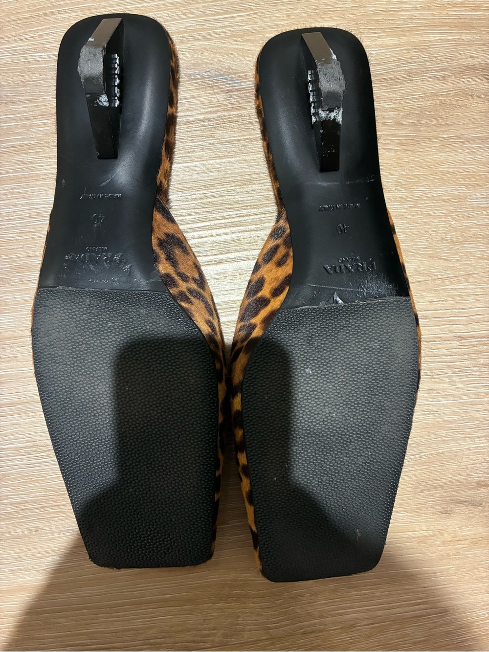 Prada square toe mules - Picture 2 of 6